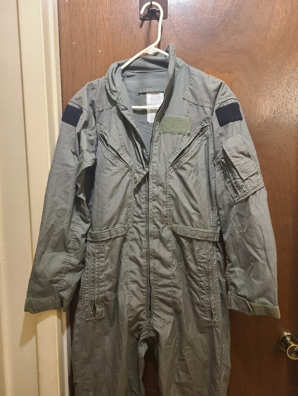 Military Flight Suit Flyer's Size 38 Long, Pre-owned,  some wear
